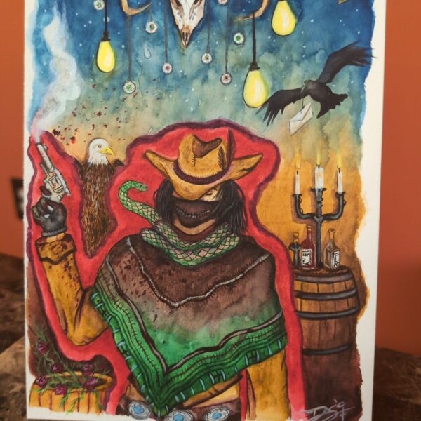 "Letters From Beyond" [7x10 Original Watercolor]