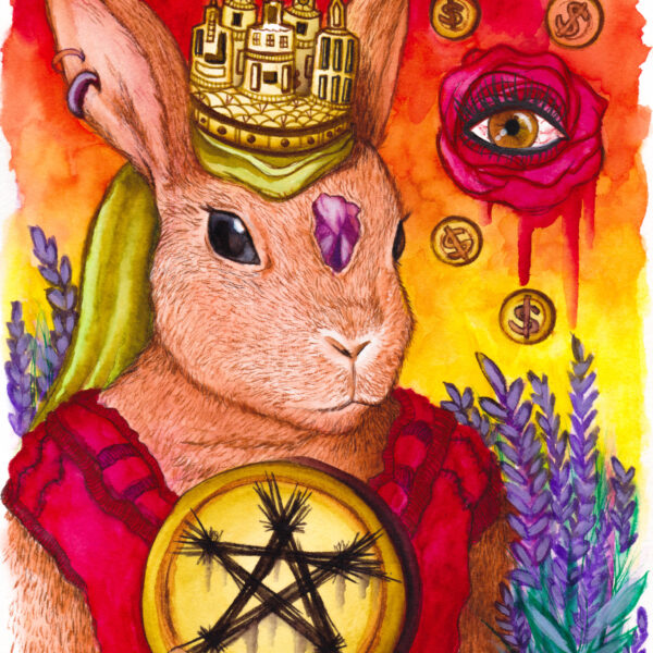 "Queen Of Pentacles" [5x7 PRINT]