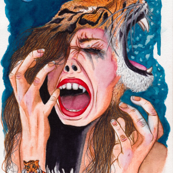 "Tigers Call" [5x7 PRINT]