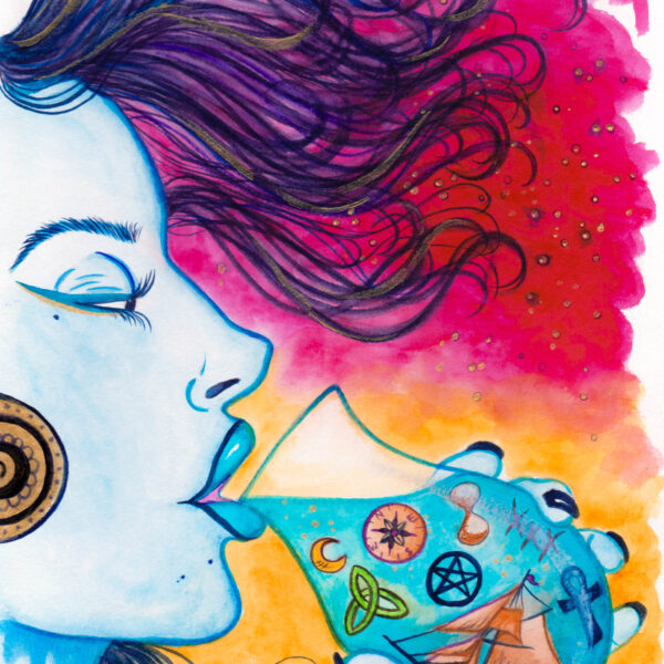 "Time In A Bottle" [5x7 PRINT]